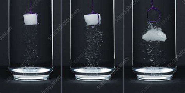 At what temperature does sugar dissolve?
