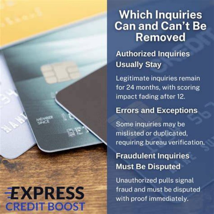Can you get hard inquiries off your credit?