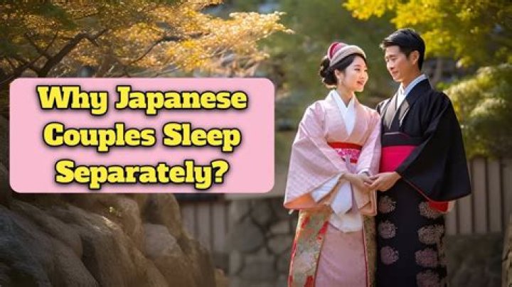 Do Japanese couples sleep separately?