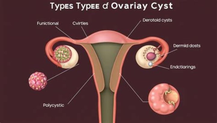 Does ovarian cyst make stomach big?
