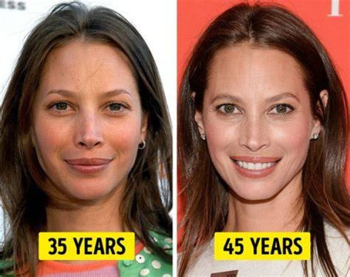 Does your face change as you age?
