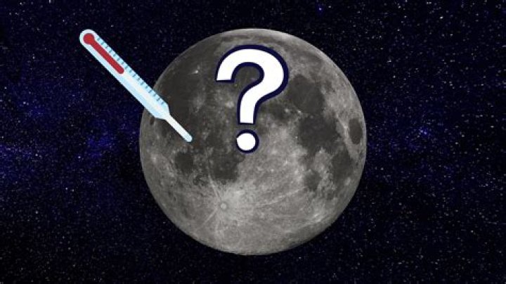 How cold is the moon?