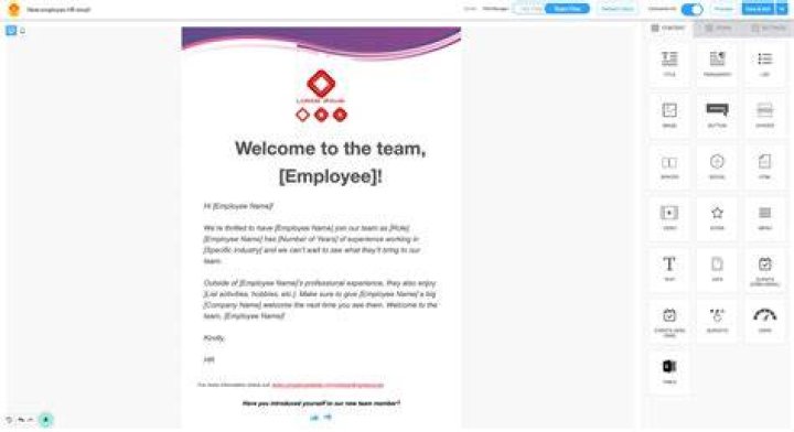 How do you email an employee to replace?