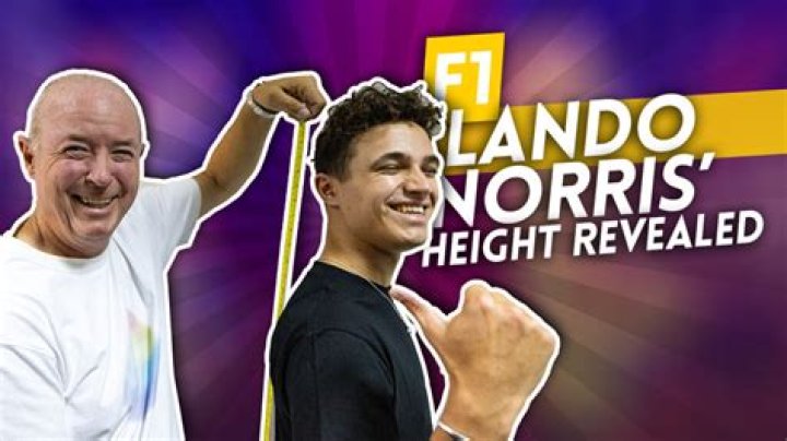 How tall is Lando Norris?