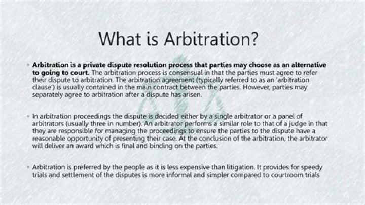 Is arbitration expensive?