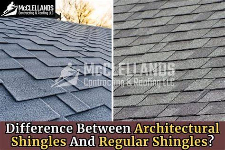 What's the difference between architectural shingles and regular shingles?