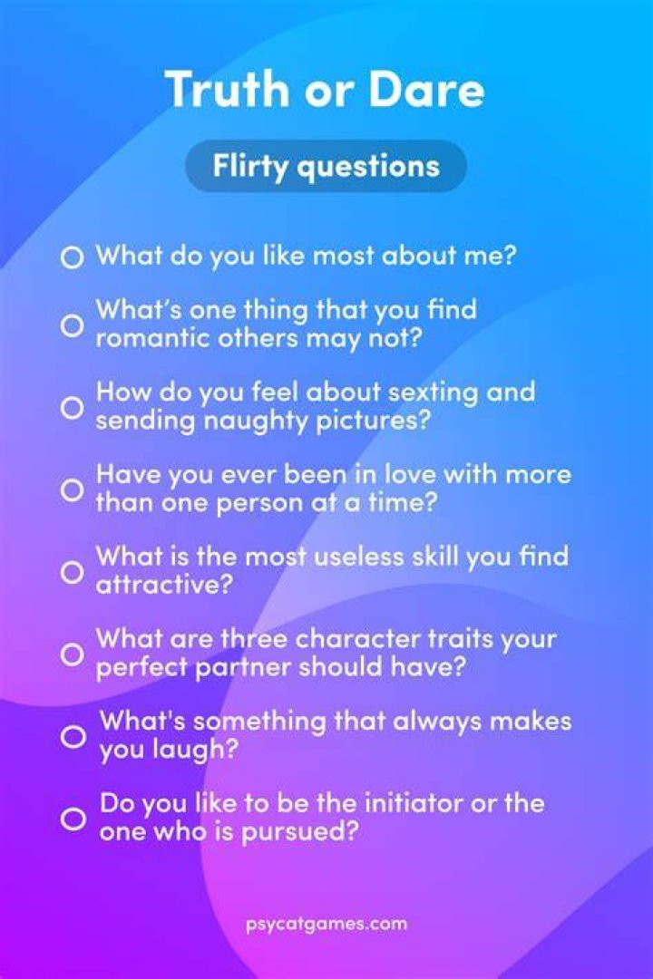 What are flirty questions?