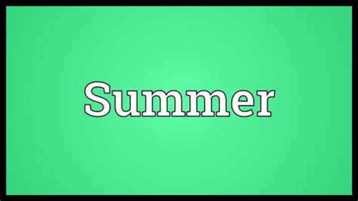 What does Sommer mean?