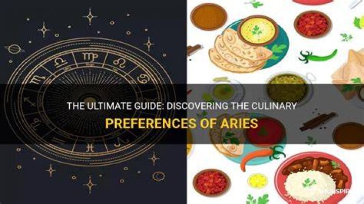 What food do Aries like?