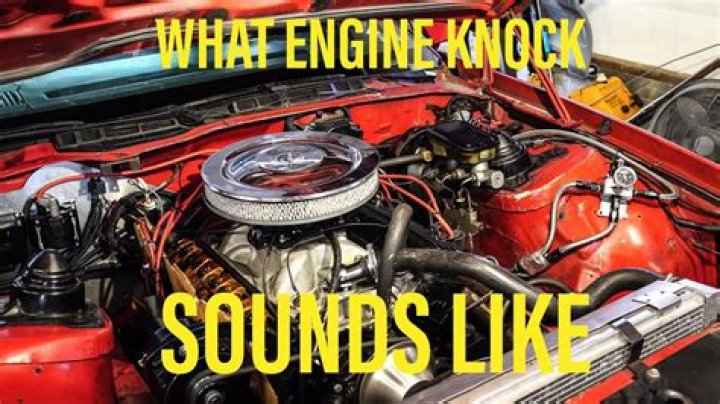 What is engine knock sound?