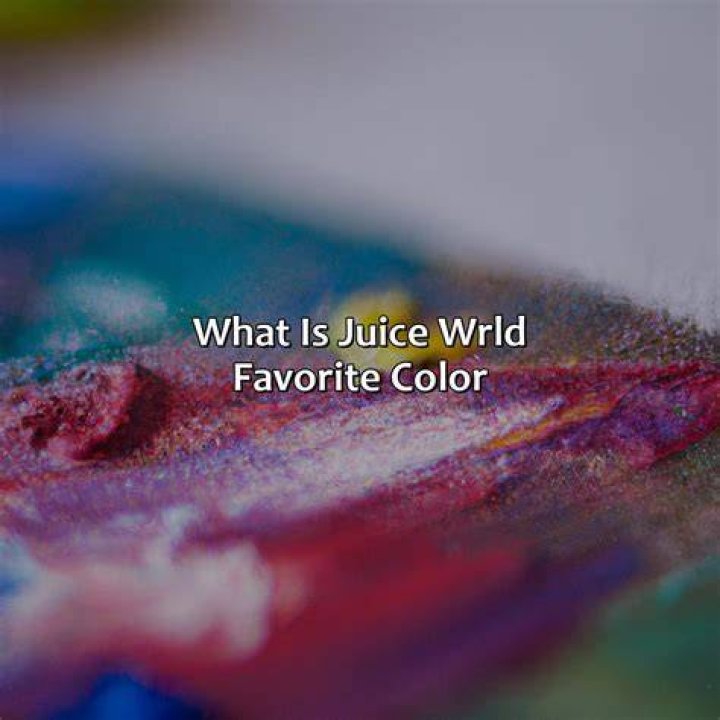 What is Juice Wrld favorite color?
