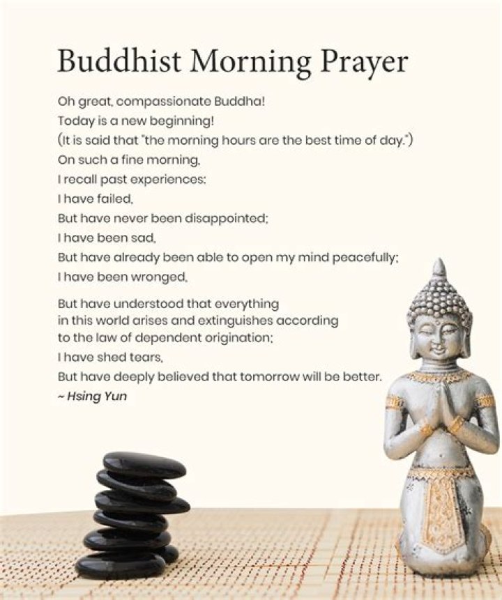 What is the main prayer in Buddhism?