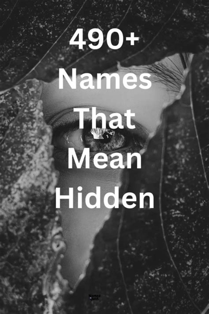 What names mean hidden?