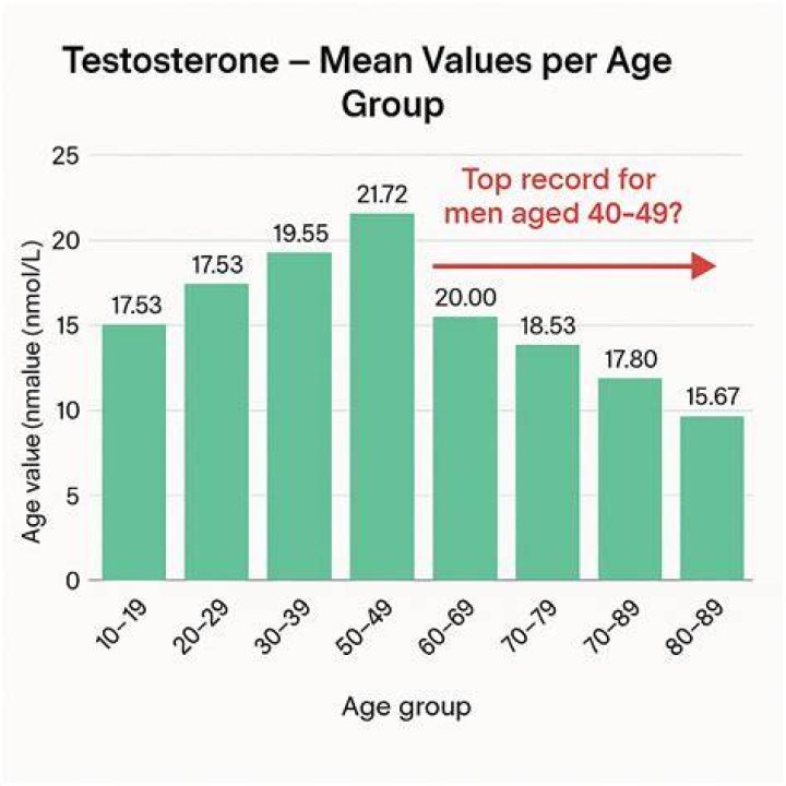 What should a 60 year old man's testosterone level be?