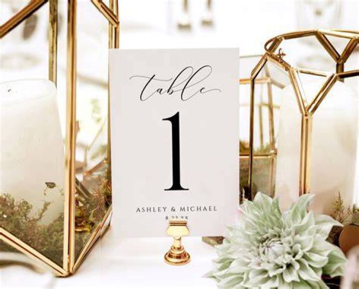 What size are table numbers?