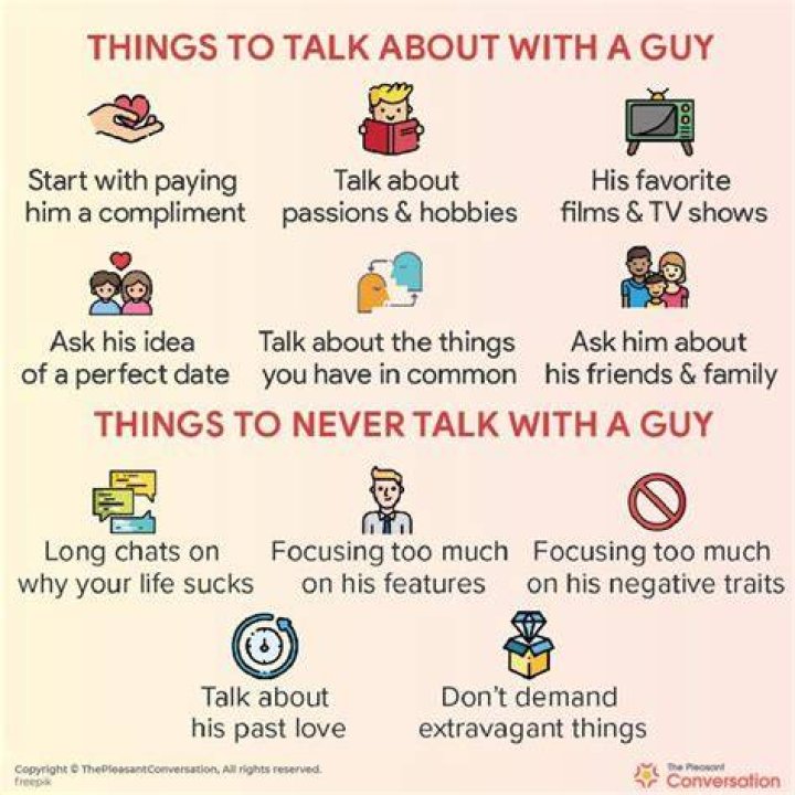 What to talk about with a guy you like?