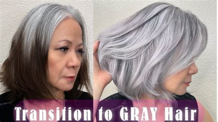 When should a woman let her hair go gray?