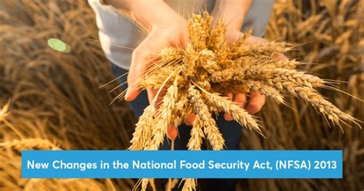 When was the Food Security Act passed?