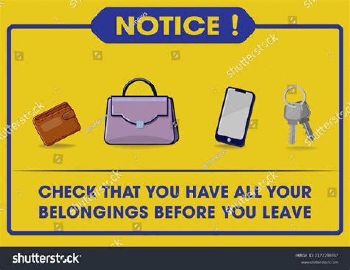Where can you leave your belongings on the beach?