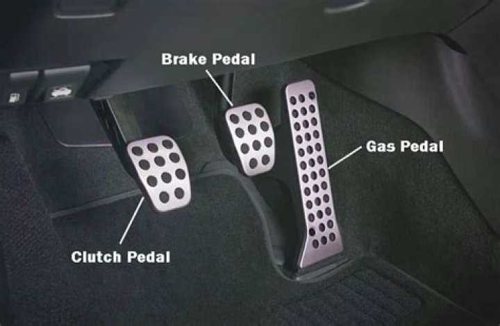 Which is the clutch pedal?