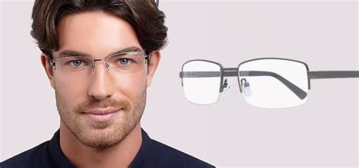 Who should wear half rim glasses?