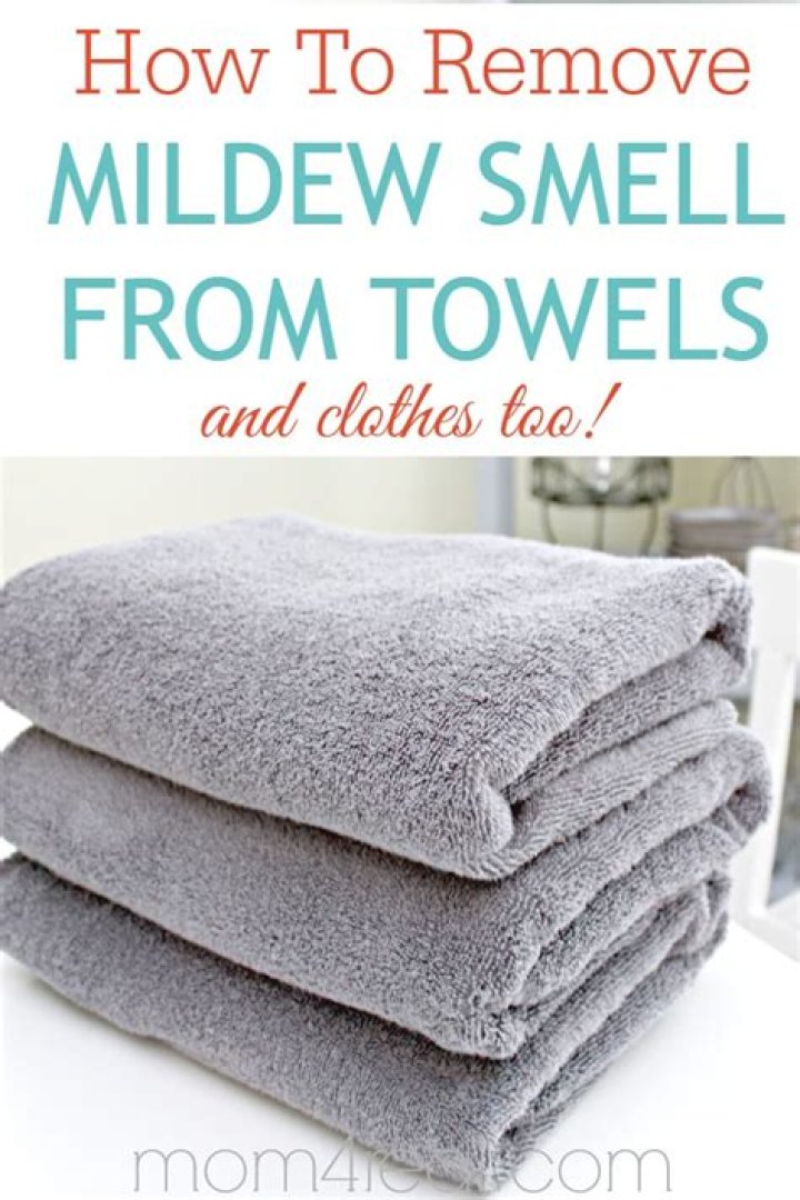 Why do towels smell so good?