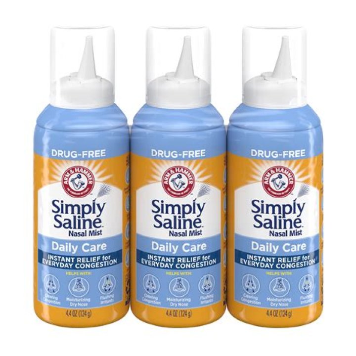 Why is baking soda used in nasal rinse?